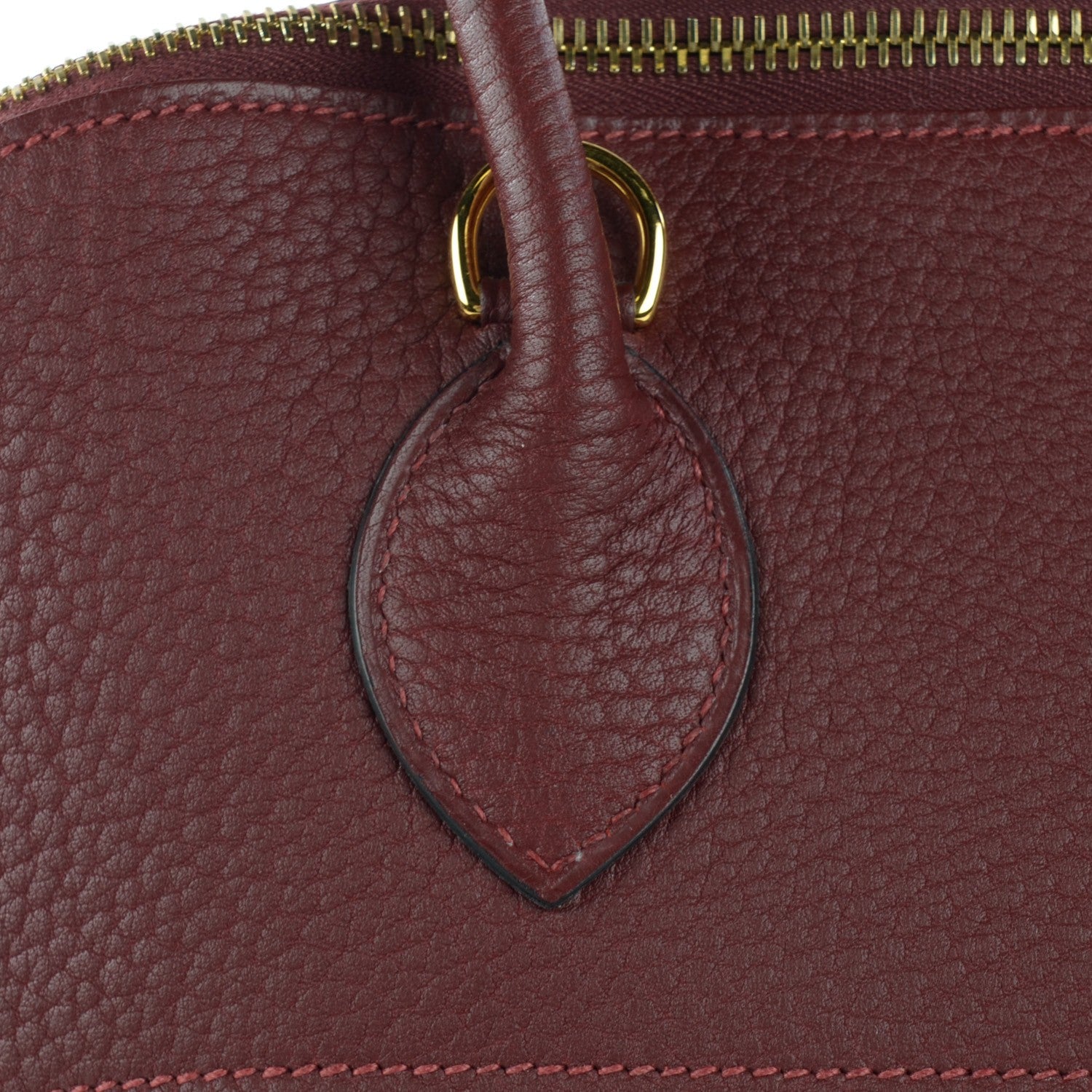 Hermes Togo Bolide 35 Rouge H 12 of 19