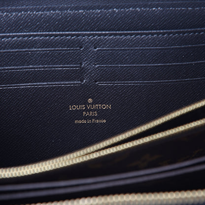 Louis Vuitton Monogram Zippy Retiro Wallet Black 5 of 11