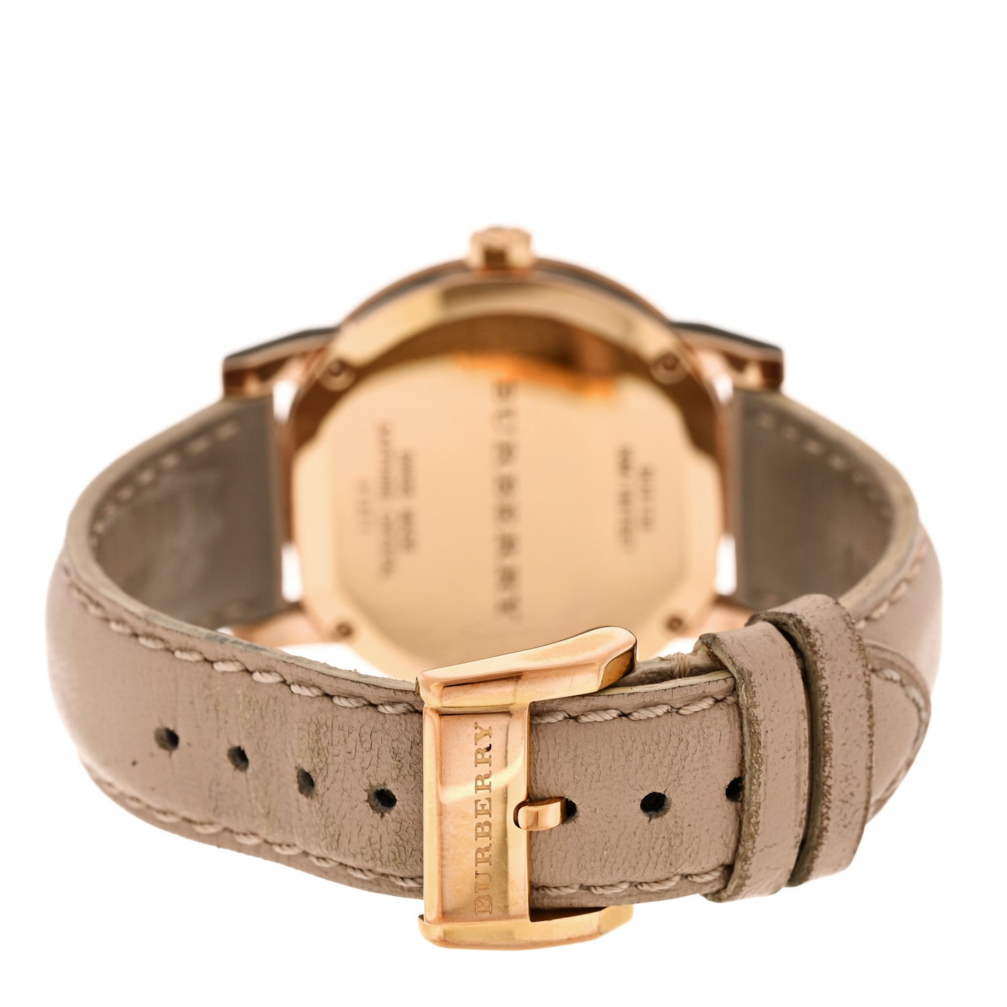 Stainless Steel Calfskin 33mm The City Quartz Watch Nude BU9109