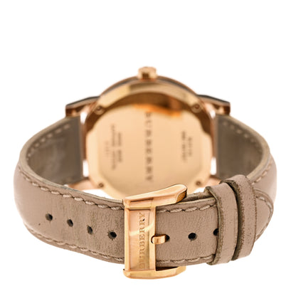 Burberry Stainless Steel Calfskin 33mm The City Quartz Watch Nude BU9109 3 of 6