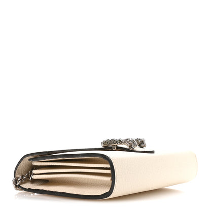 Gucci Calfskin Mini Dionysus Chain Wallet White 6 of 25