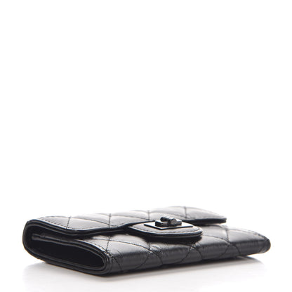 Chanel Aged Calfskin Quilted Reissue Flap Card Holder So Black 13 of 18