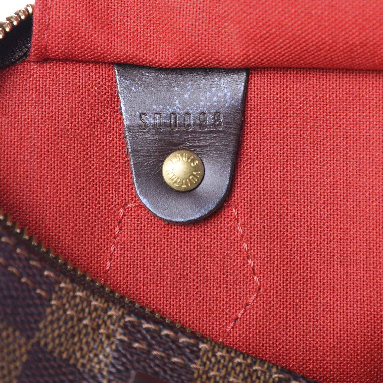 Louis Vuitton Damier Ebene Speedy 30 6 of 13