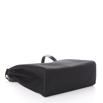Hermes Toile Vache Calfskin Herbag 39 MM Black 4 of 9