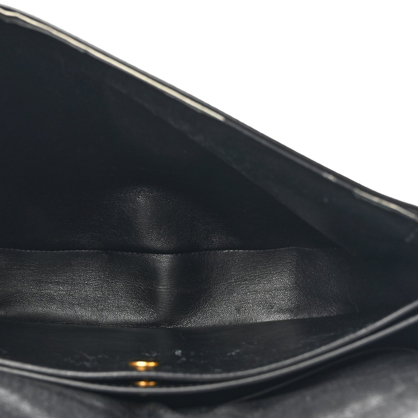 Grained Calfskin Large Trotteur Black