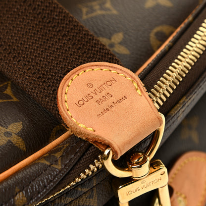 Louis Vuitton Monogram Alize 2 Compartment Luggage Travel Bag 30 of 30