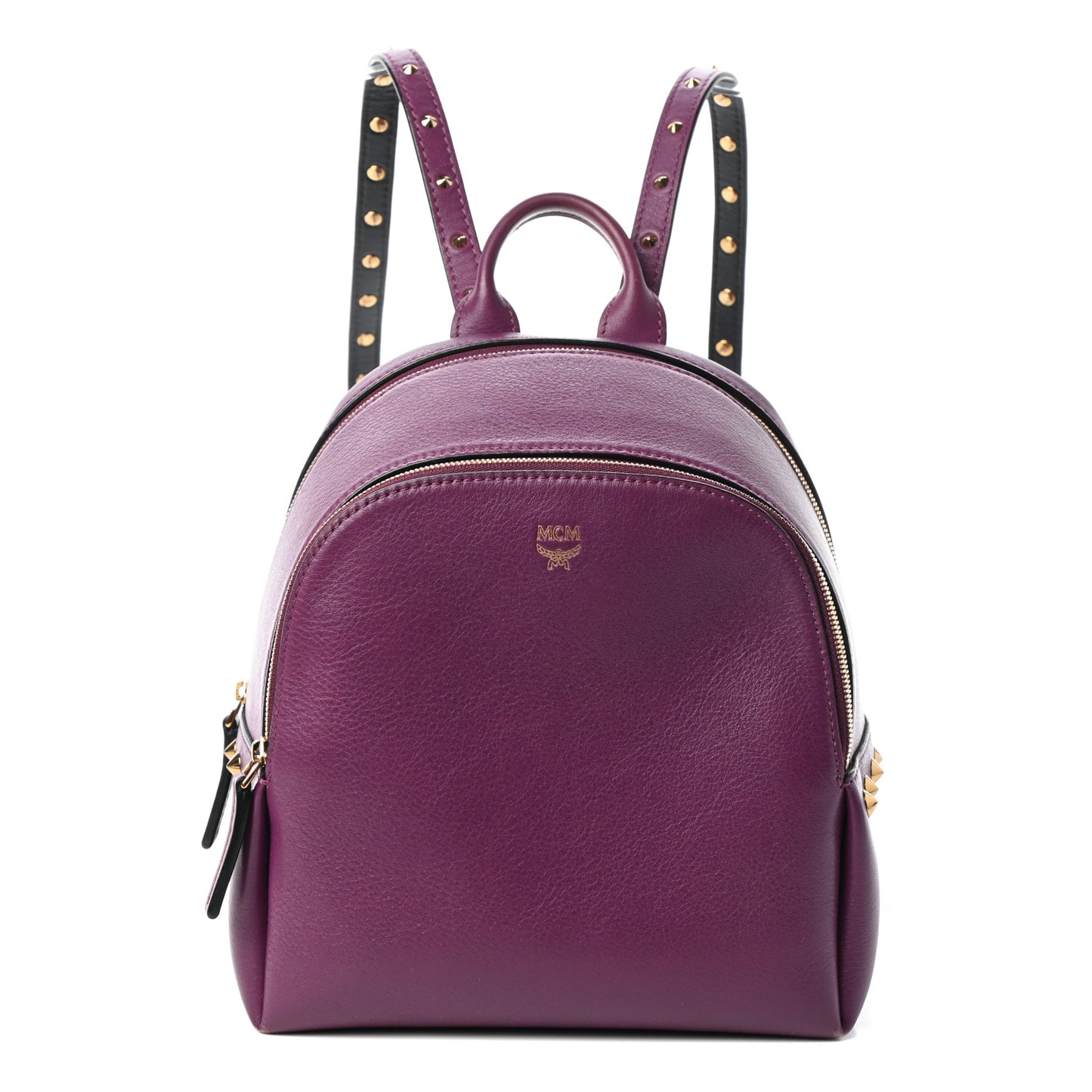 Calfskin Mini Duchess Polke Studs Backpack Mystic Purple