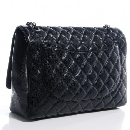 Chanel Caviar Maxi Single Flap Black 3 of 12