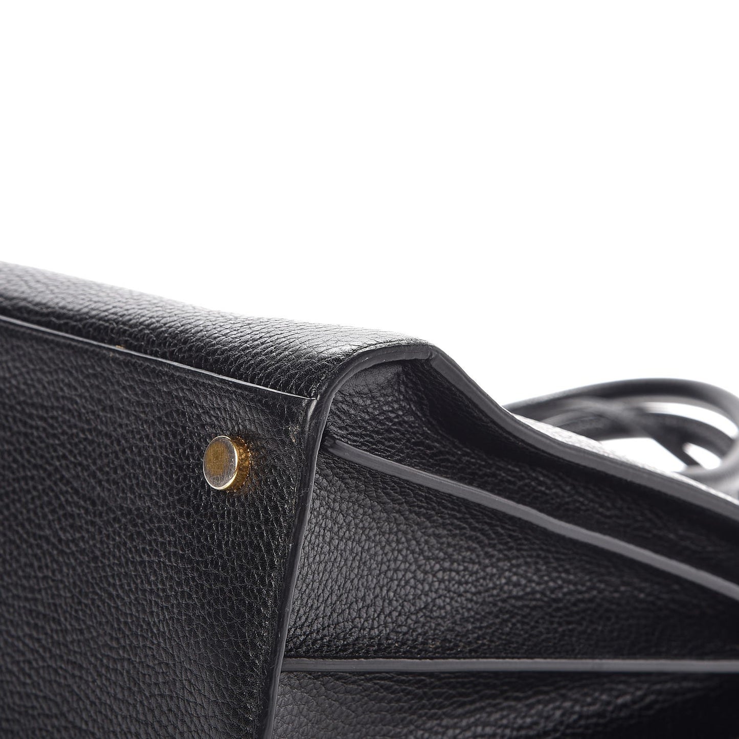 Grained Calfskin Large Sac De Jour Carryall Black