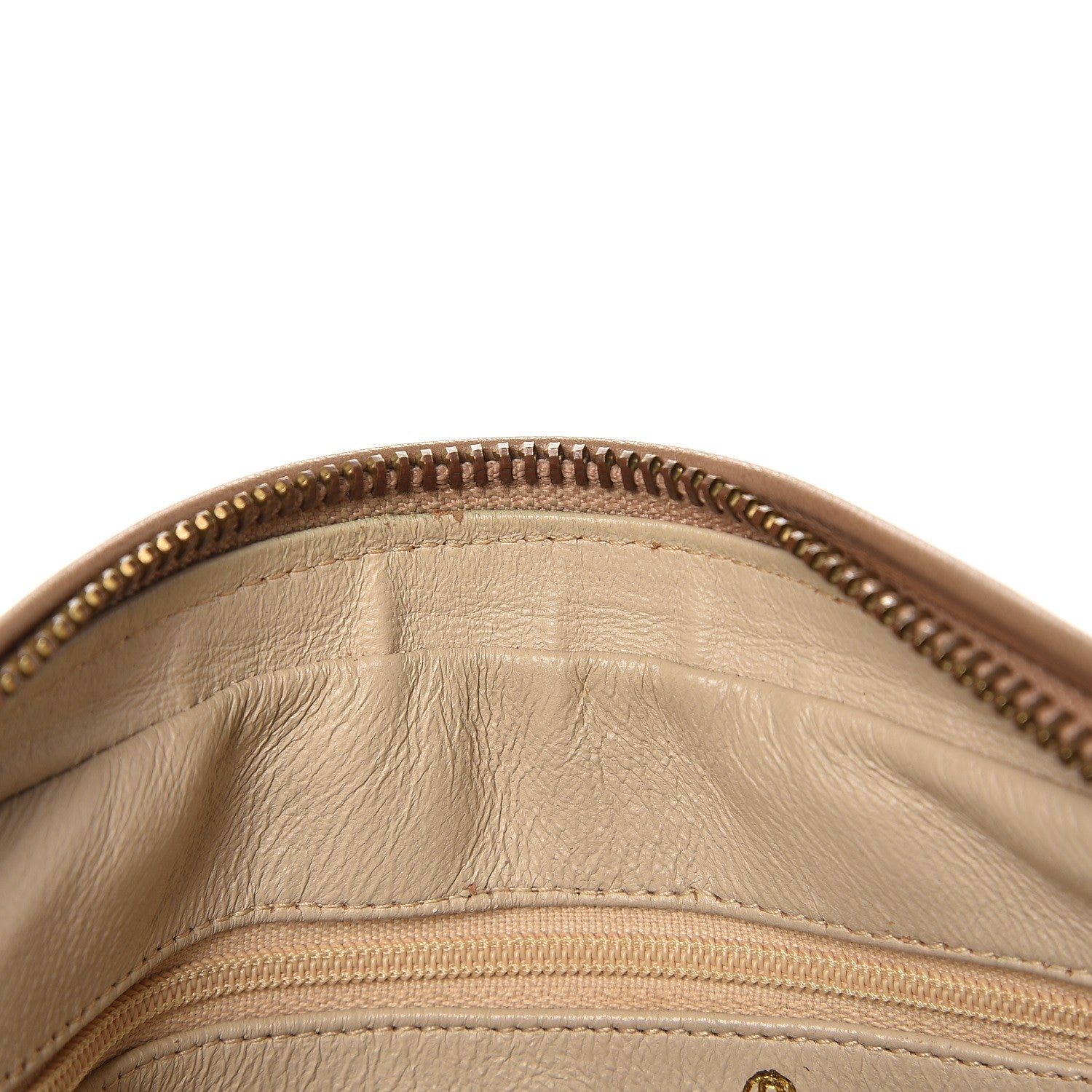 Chanel Lambskin Chevron Tassel Camera Case Taupe 8 of 9