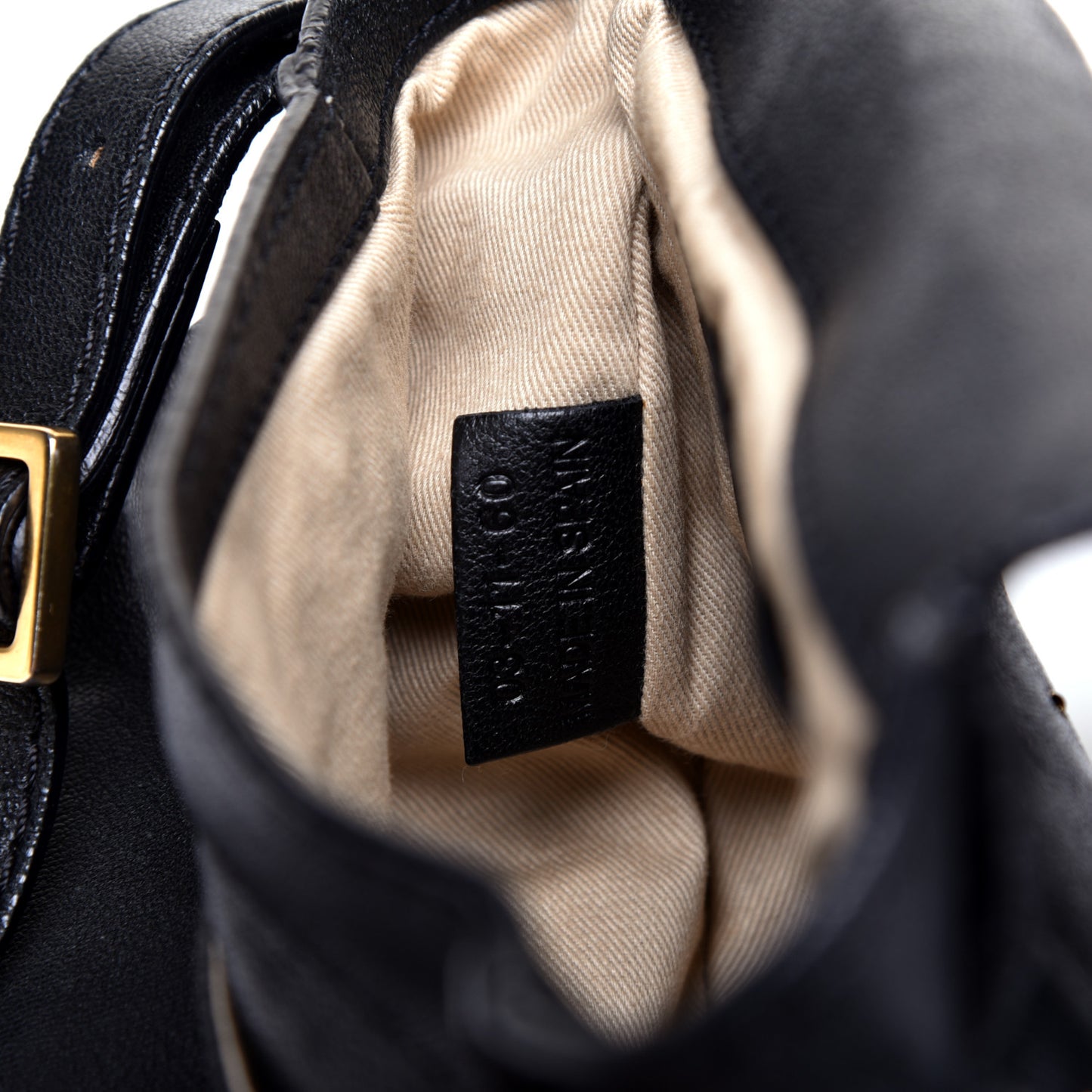 Calfskin Studded Mini Marcie Crossbody Bag Black