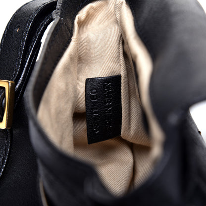 Chloe Calfskin Studded Mini Marcie Crossbody Bag Black 9 of 10