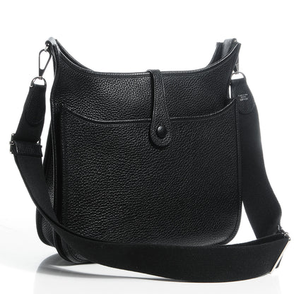 Hermes Taurillon Clemence Evelyne III PM Black 7 of 14