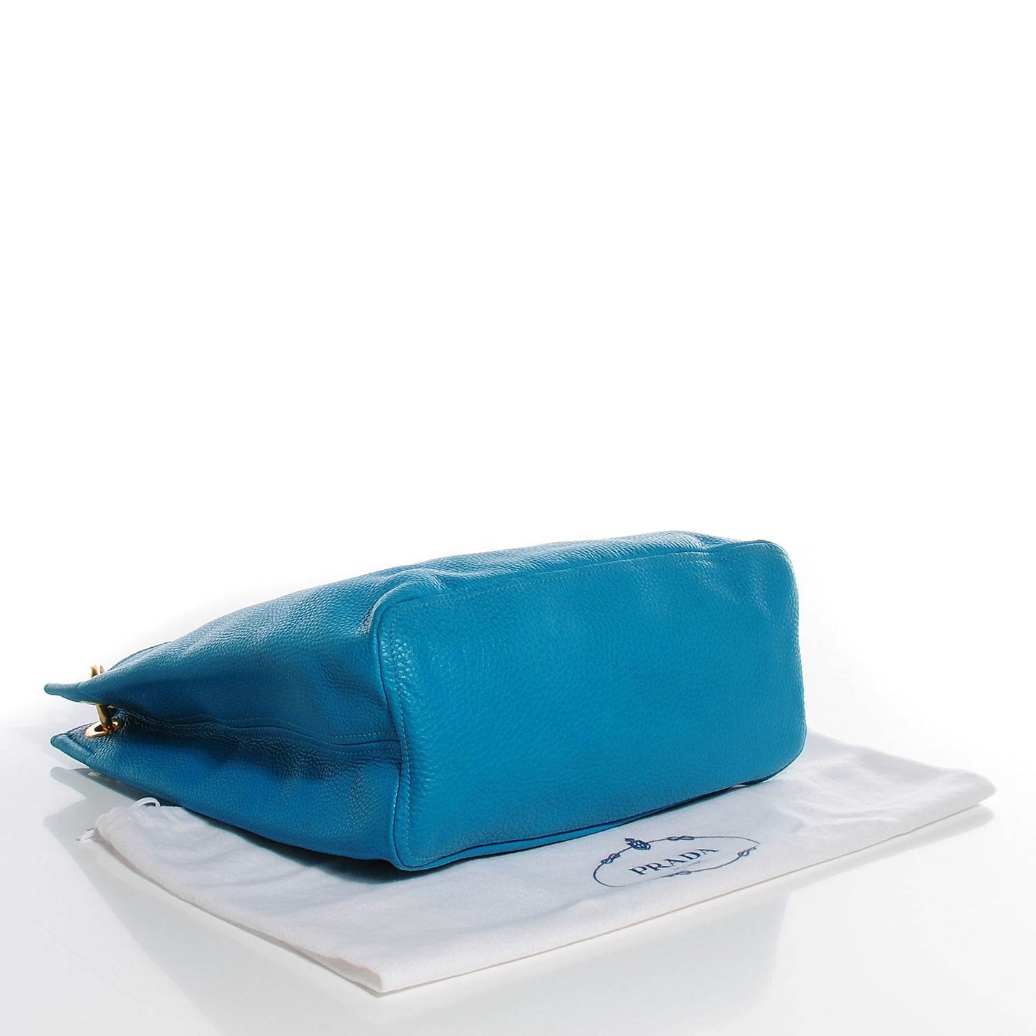 Prada Vitello Daino Hobo Turchese 4 of 11