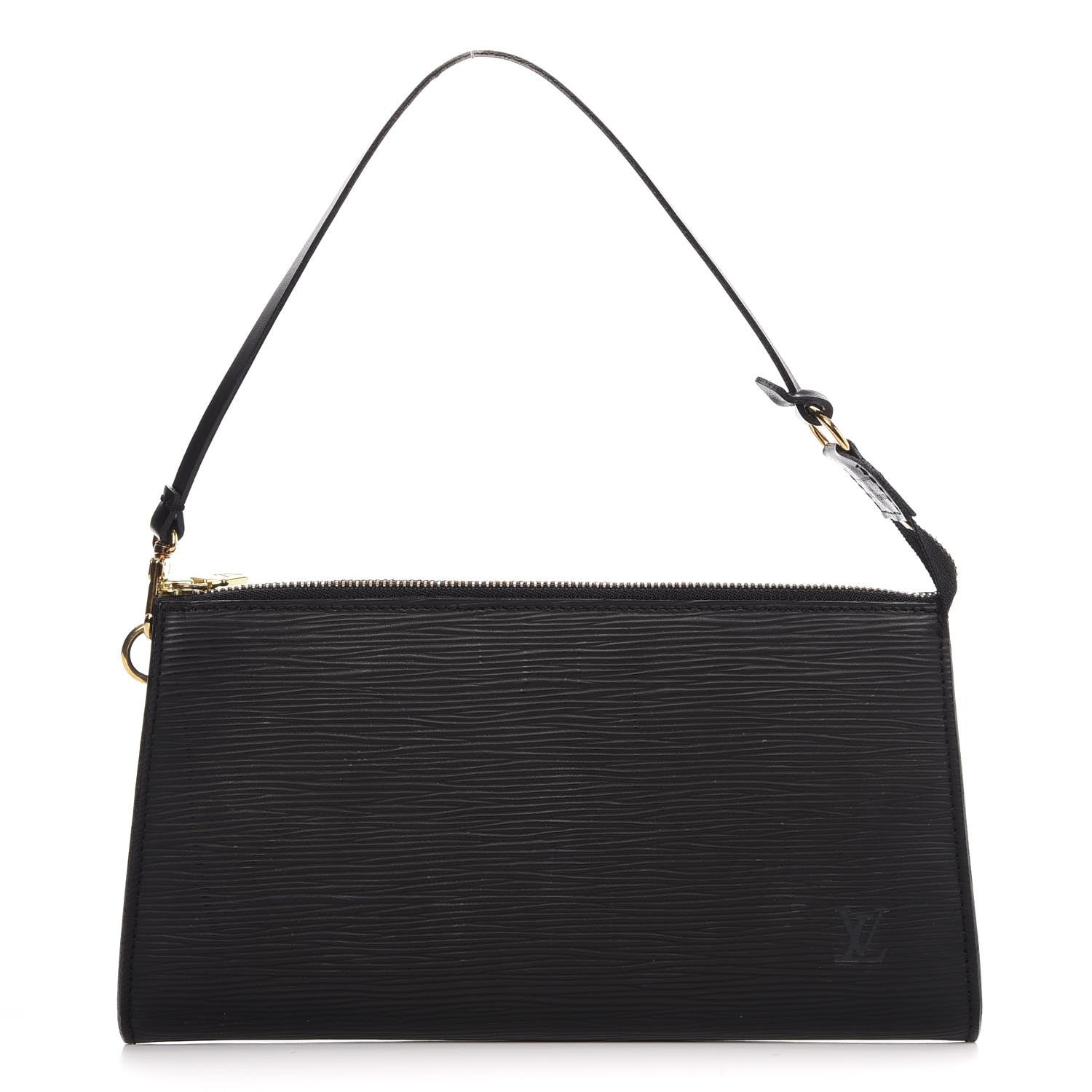 Louis Vuitton Epi Pochette Accessories 24 Black 1 of 7