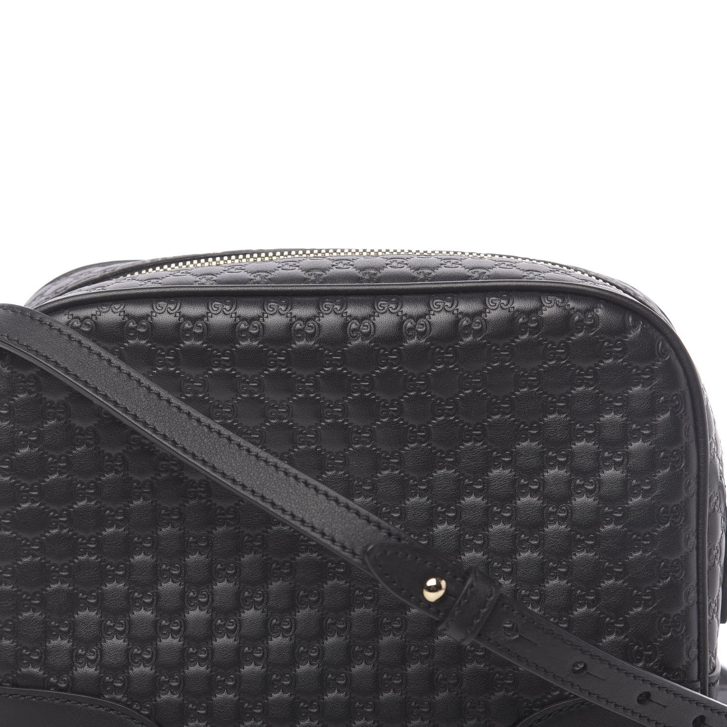 Gucci Microguccissima Mini Bree Messenger Bag Black 18 of 18