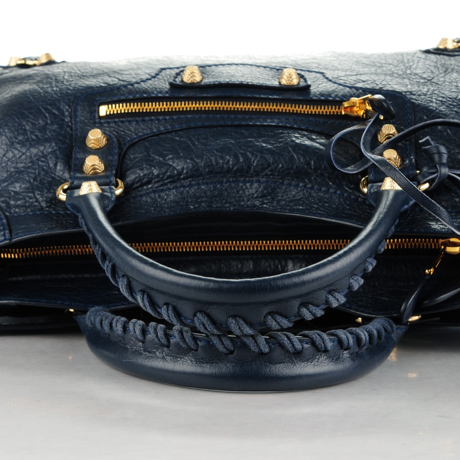 Balenciaga Agneau Giant 12 Gold Hardware City Bleu Obscur 5 of 8