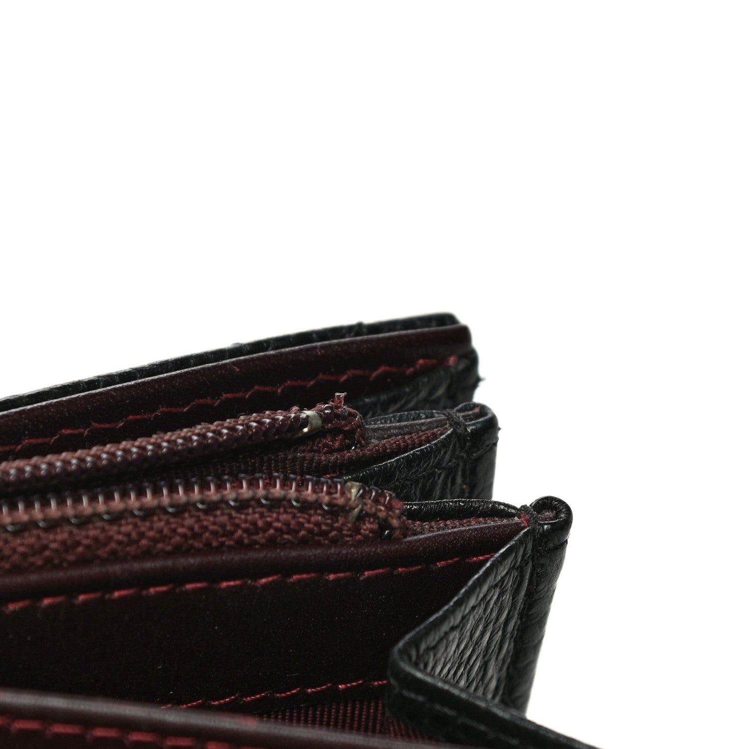 Chanel Caviar Quilted Large Gusset Flap Wallet Black 12 of 13
