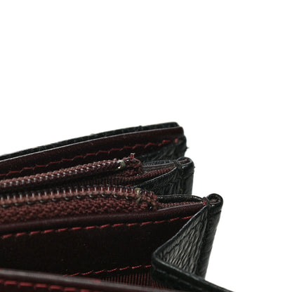 Chanel Caviar Quilted Large Gusset Flap Wallet Black 12 of 13
