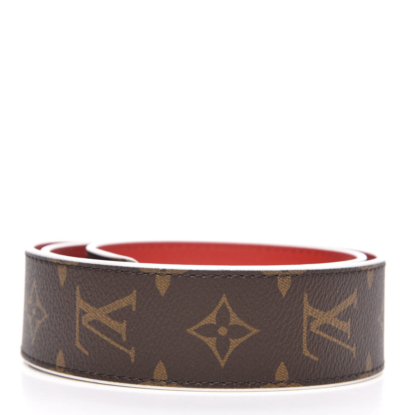 Monogram Bandouliere Shoulder Strap Red