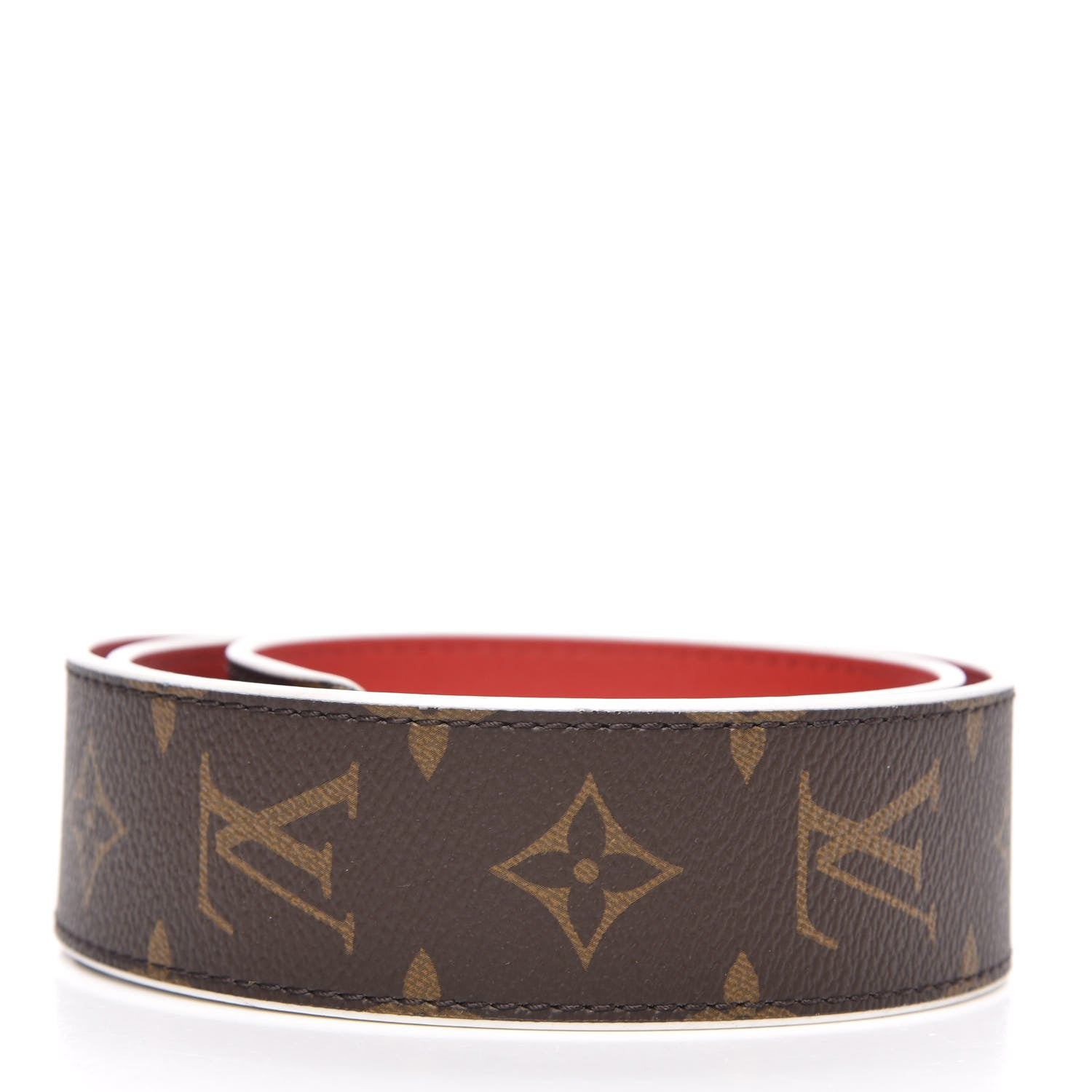 Louis Vuitton Monogram Bandouliere Shoulder Strap Red 2 of 4