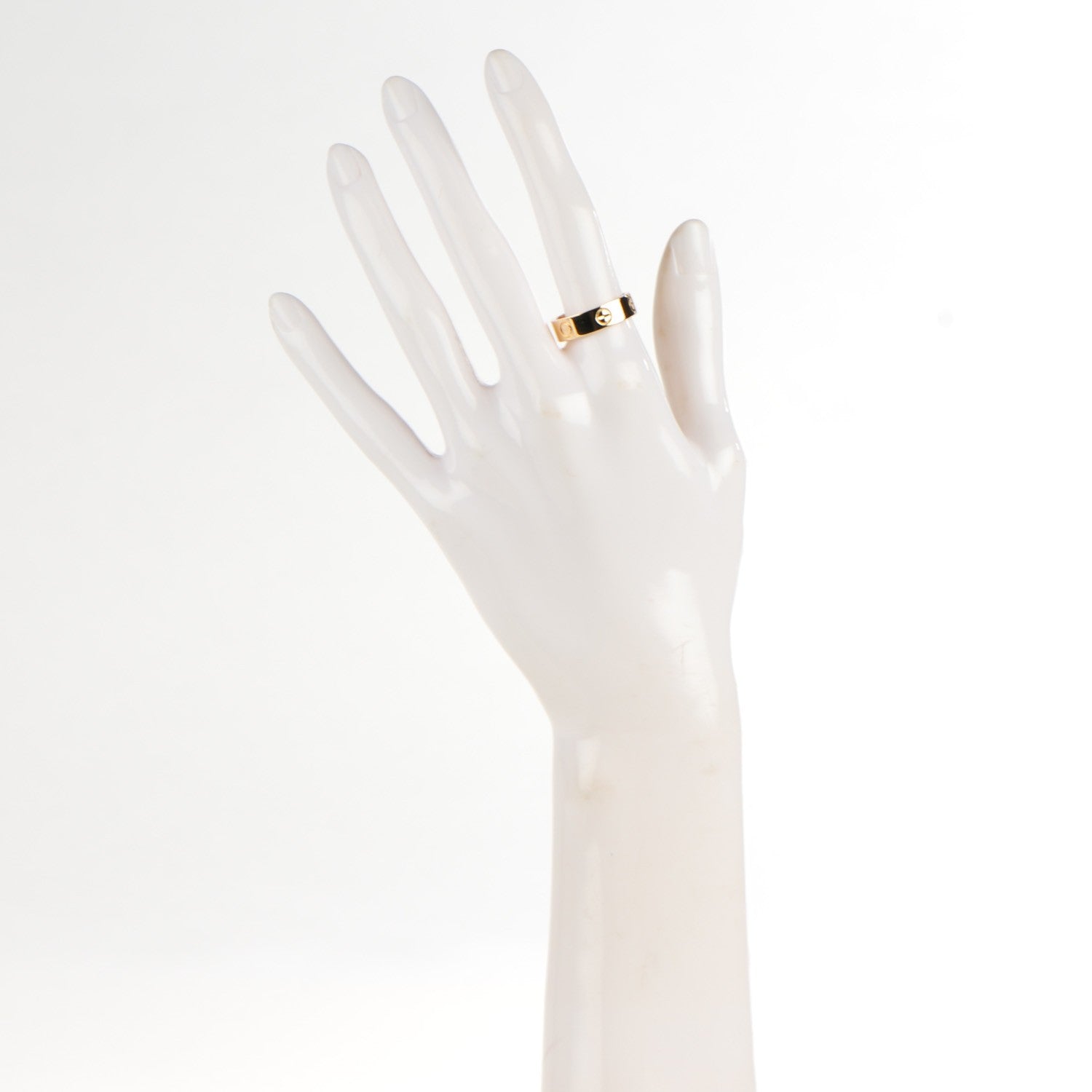 Cartier 18K Yellow Gold 5.5mm LOVE Ring 56 7.5 2 of 5