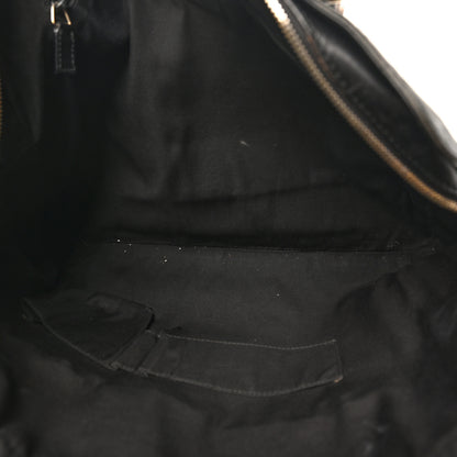Gucci Guccissima Bamboo Messenger Bag Black 5 of 13