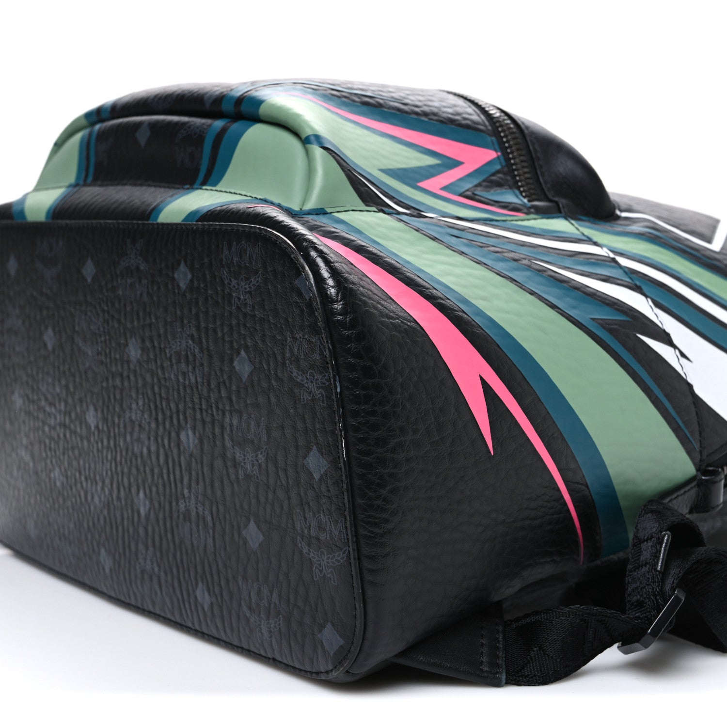 MCM MCMotor Visetos Medium Stark Backpack Black 1822878 – FASHIONPHILE
