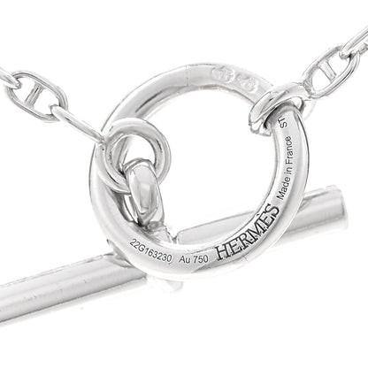 Hermes 18K White Gold Diamond New Farandole Pendant Necklace ST 5 of 6