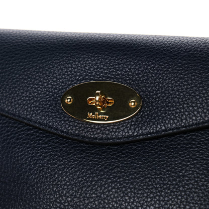 Mulberry Small Classic Grain Darley Cosmetic Pouch Navy 13 of 13