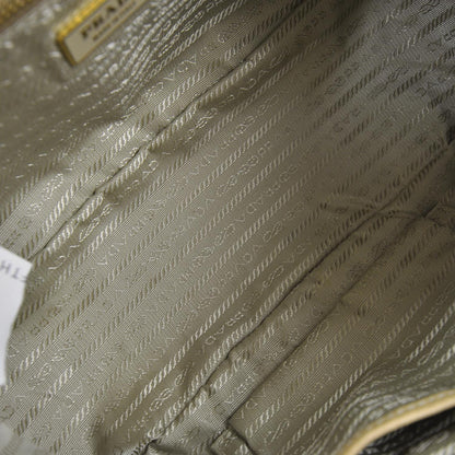 Prada Vitello Pushlock Flap Shoulder Bag Naturale 6 of 10