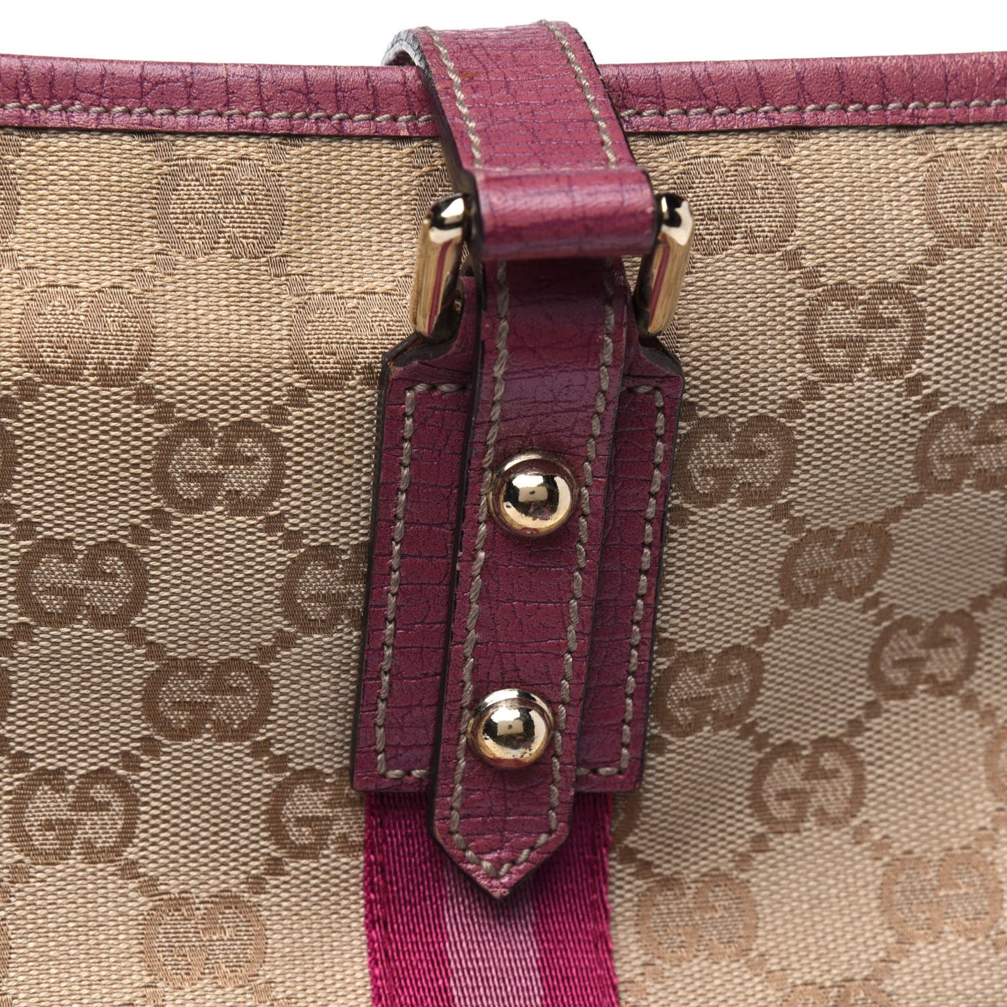 GG Monogram Jolicoeur Vertical Shopping Tote Pink