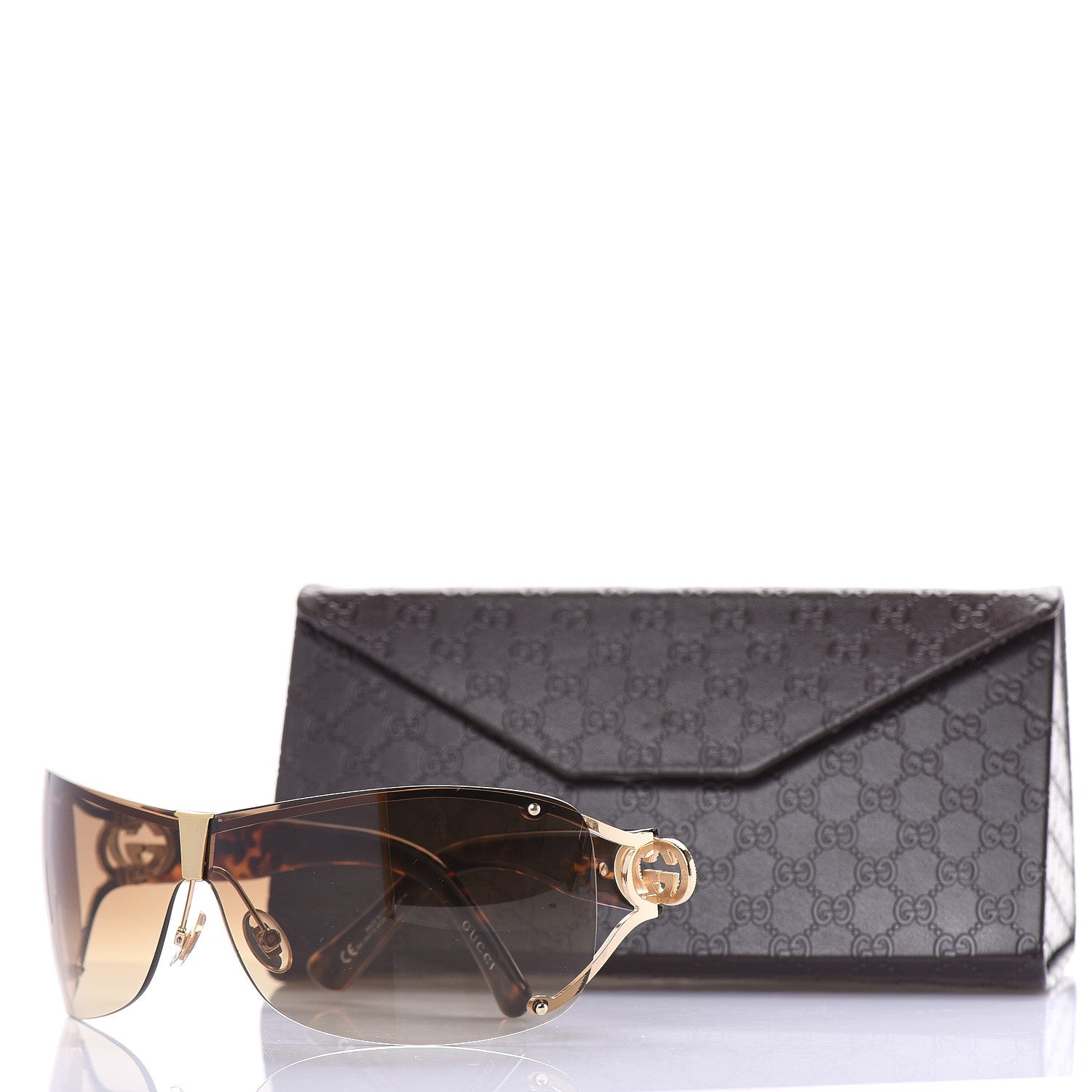 Gucci Crystal Sunglasses GG2807/S Tortoise 7 of 7