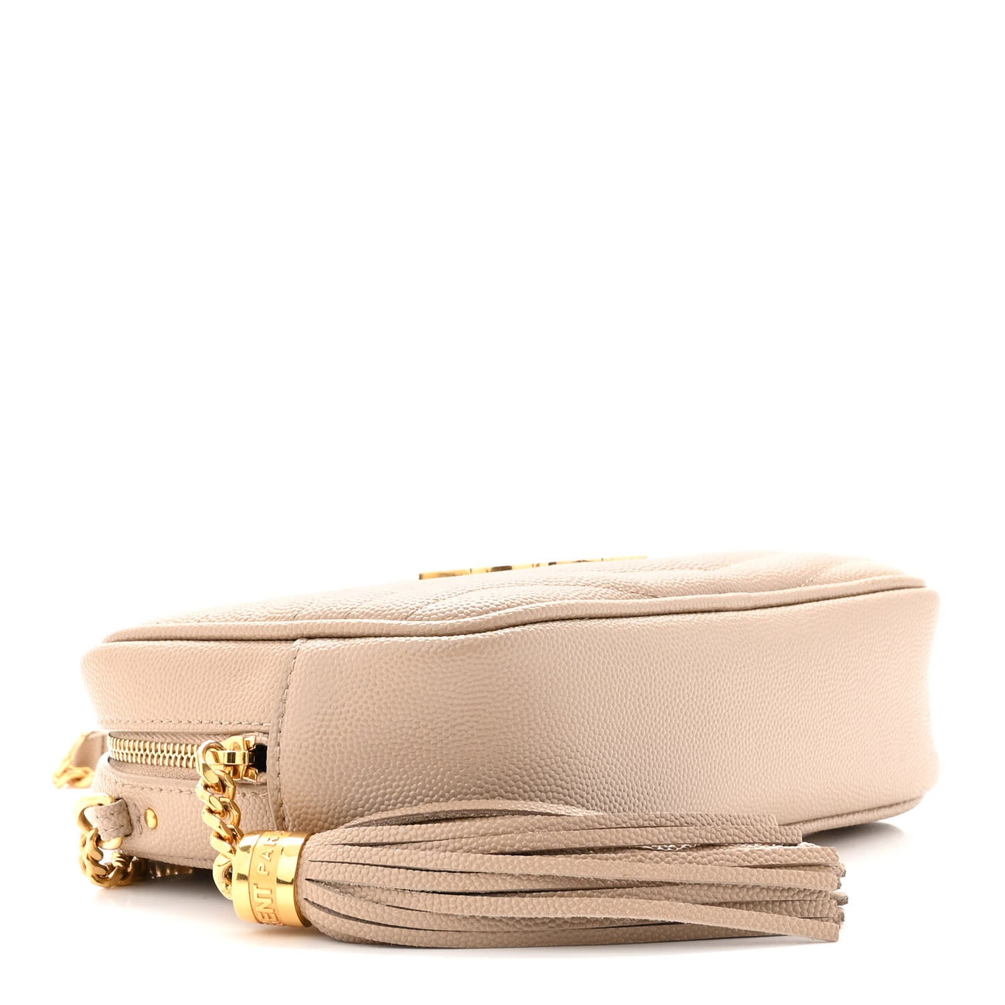 Grain De Poudre Matelasse Monogram Mini Lou Camera Bag Dark Beige