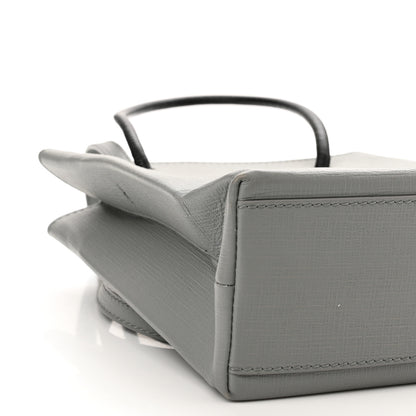 Balenciaga Calfskin Logo XXS Shopping Tote Gris Fossile 9 of 11
