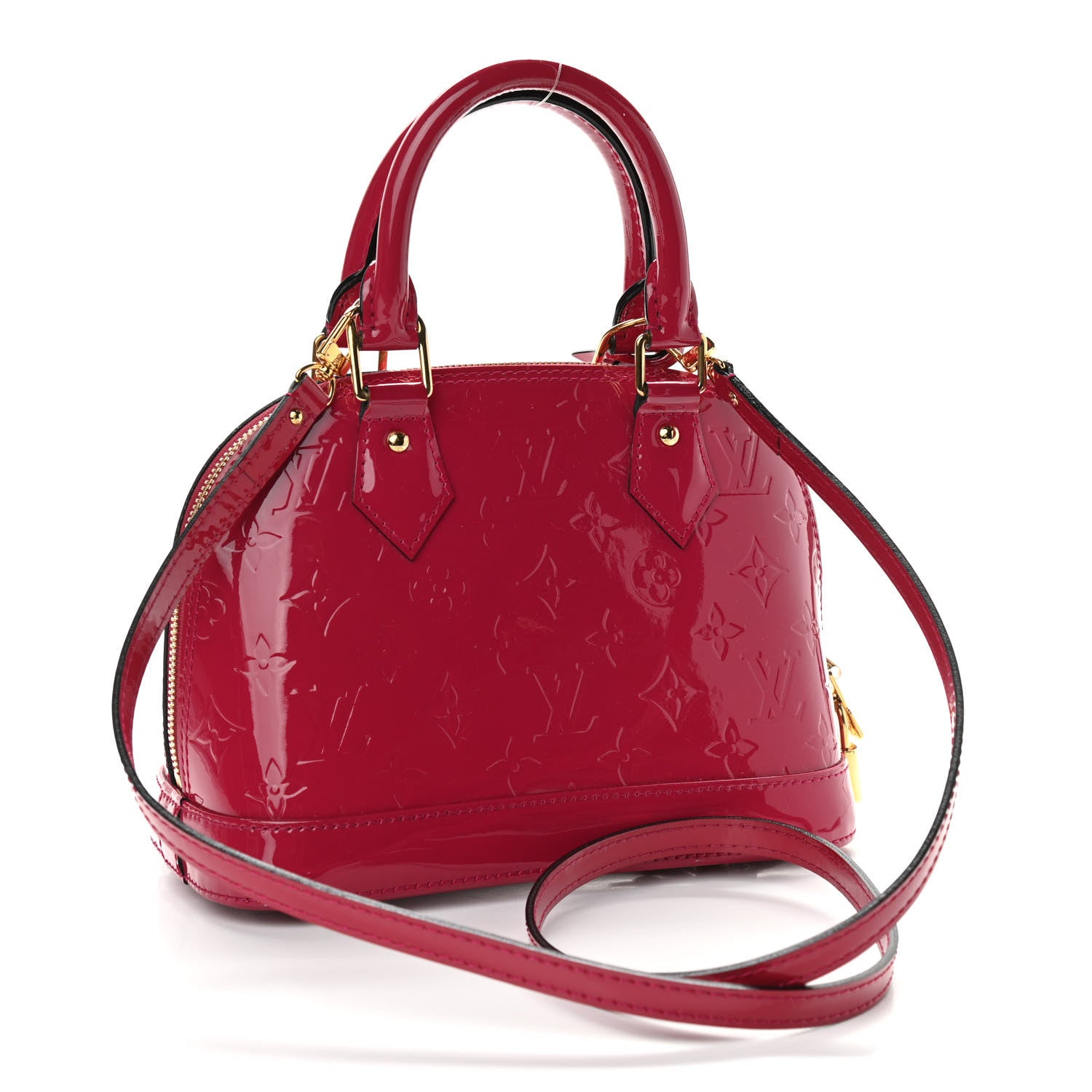 Louis Vuitton Vernis Alma BB Rose Indien 2 of 10