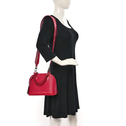 Louis Vuitton Epi Jacquard Alma BB Rose Pondicherry 2 of 12