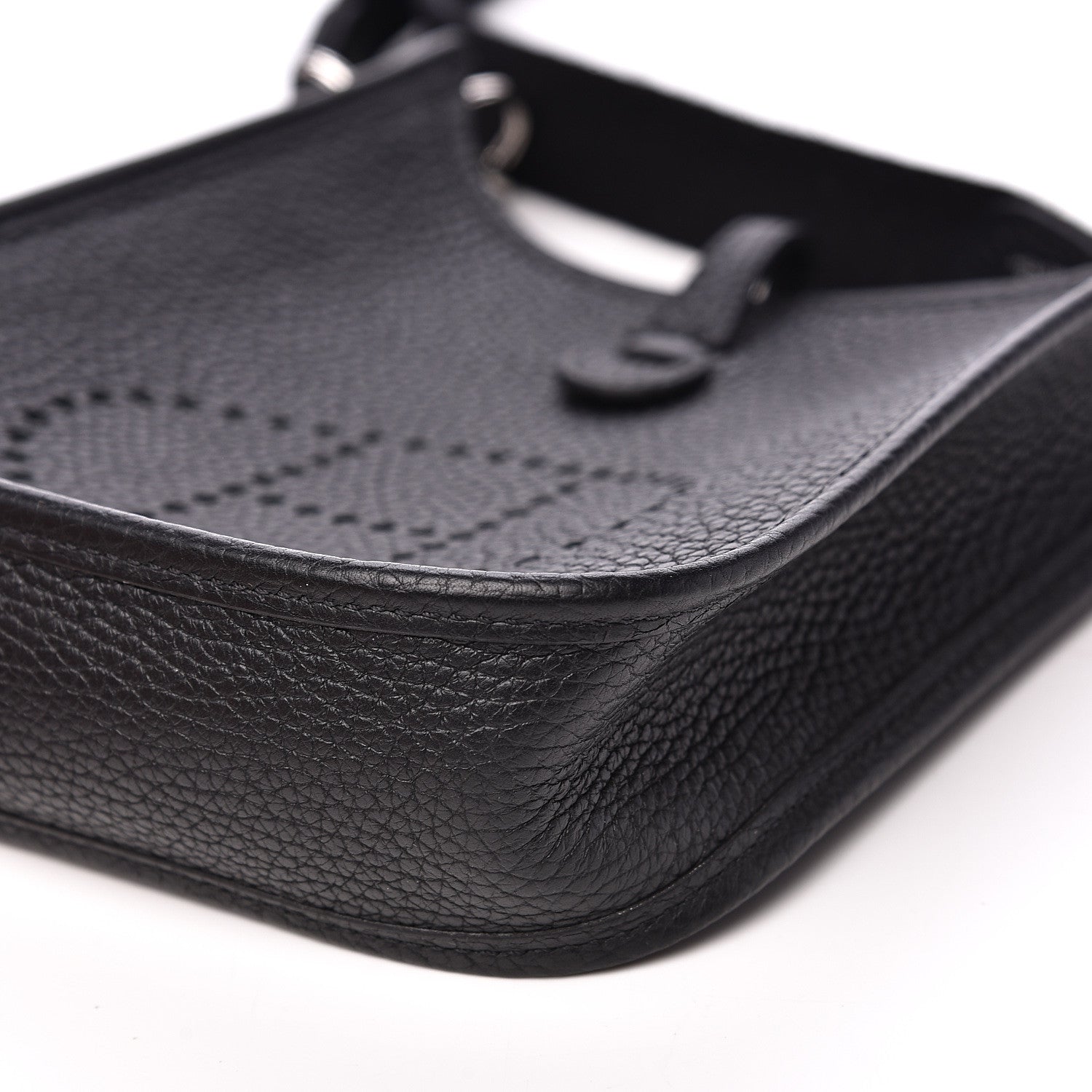 Hermes Taurillon Clemence Evelyne TPM Black 8 of 9