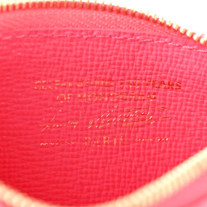 Louis Vuitton Monogram Origine Lin Key Pouch Rose Ruban 6 of 7