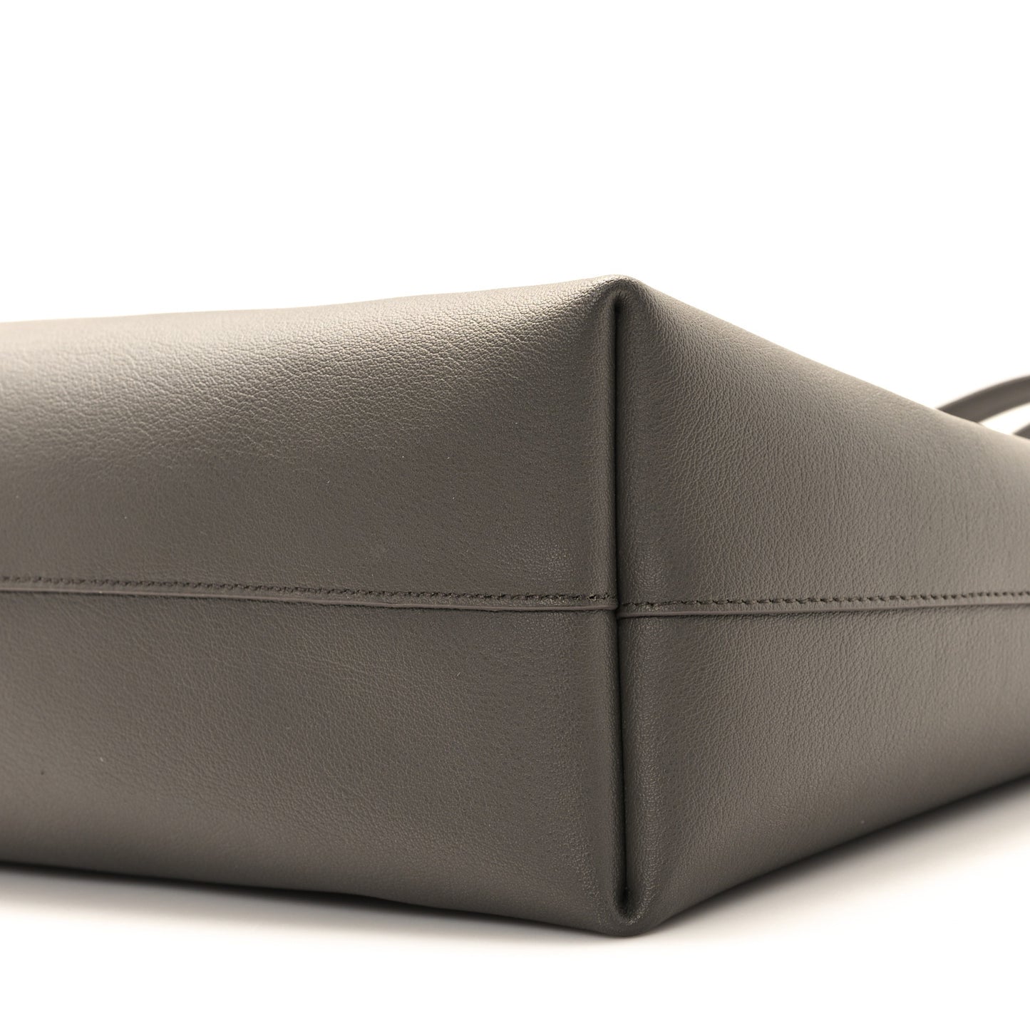 Calfskin Large Shopping Tote Earth