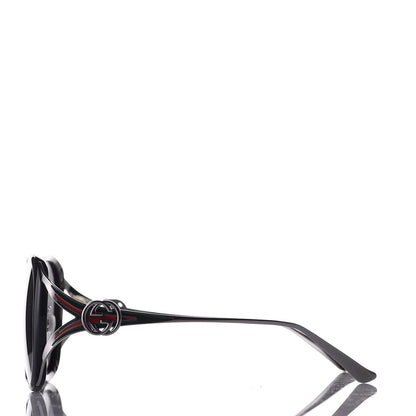 Gucci Round Frame Injected GG0226SK Sunglasses Black 3 of 8