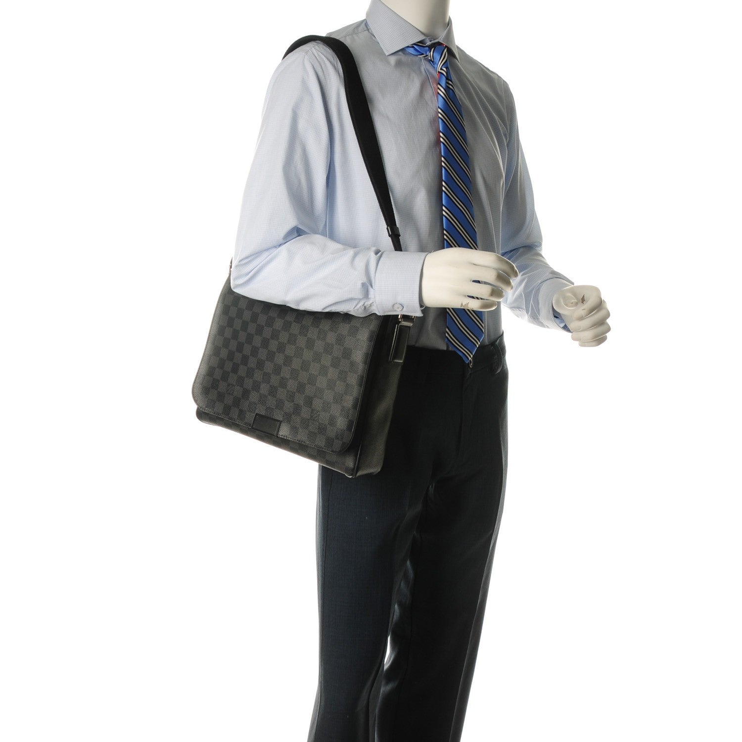 Louis Vuitton Damier Graphite District MM 2 of 8