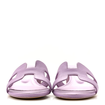 Hermes Epsom Oasis Sandals 35 Violet Amethyste 3 of 10