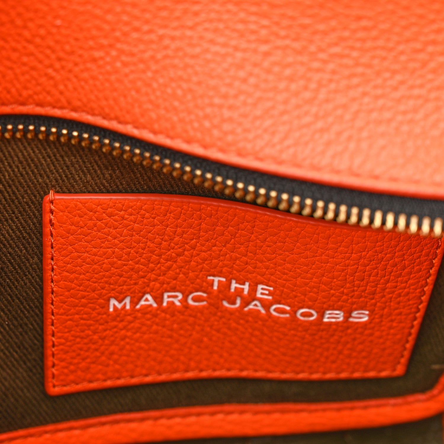 Marc Jacobs Grained Calfskin Small The Tote Bag Dragon Fire 7 of 12
