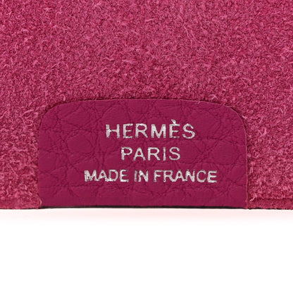 Hermes Togo Ulysse MM Notebook Cover Rose Pourpre 6 of 11