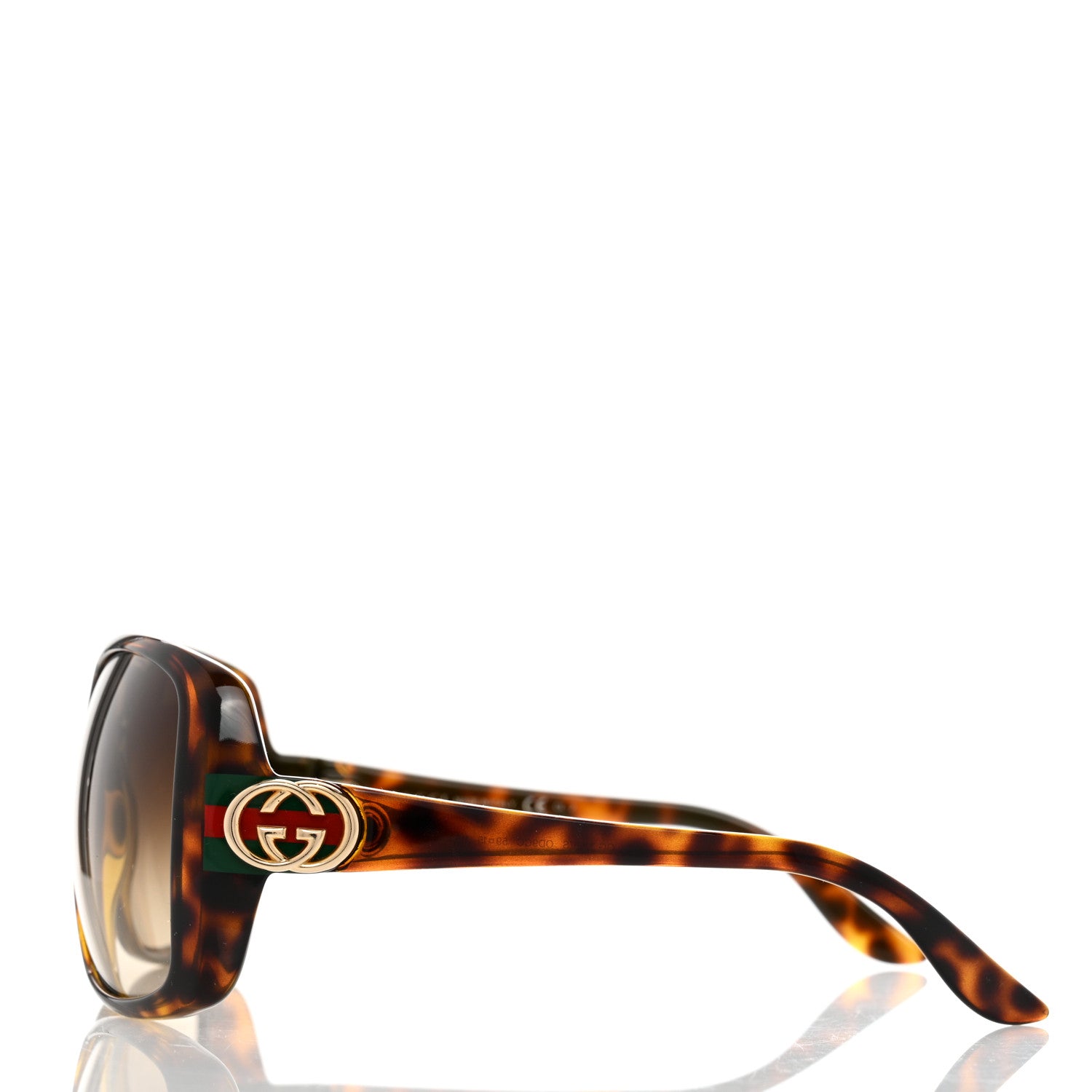 Gucci Acetate Web GG 3166/S Sunglasses Havana 3 of 7