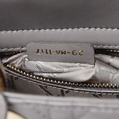 Christian Dior Lambskin Cannage Small Lucky Badges My Lady Dior Grey 7 of 8