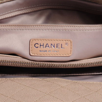 Chanel Caviar Quilted Large Shiva Tote Beige 6 of 7