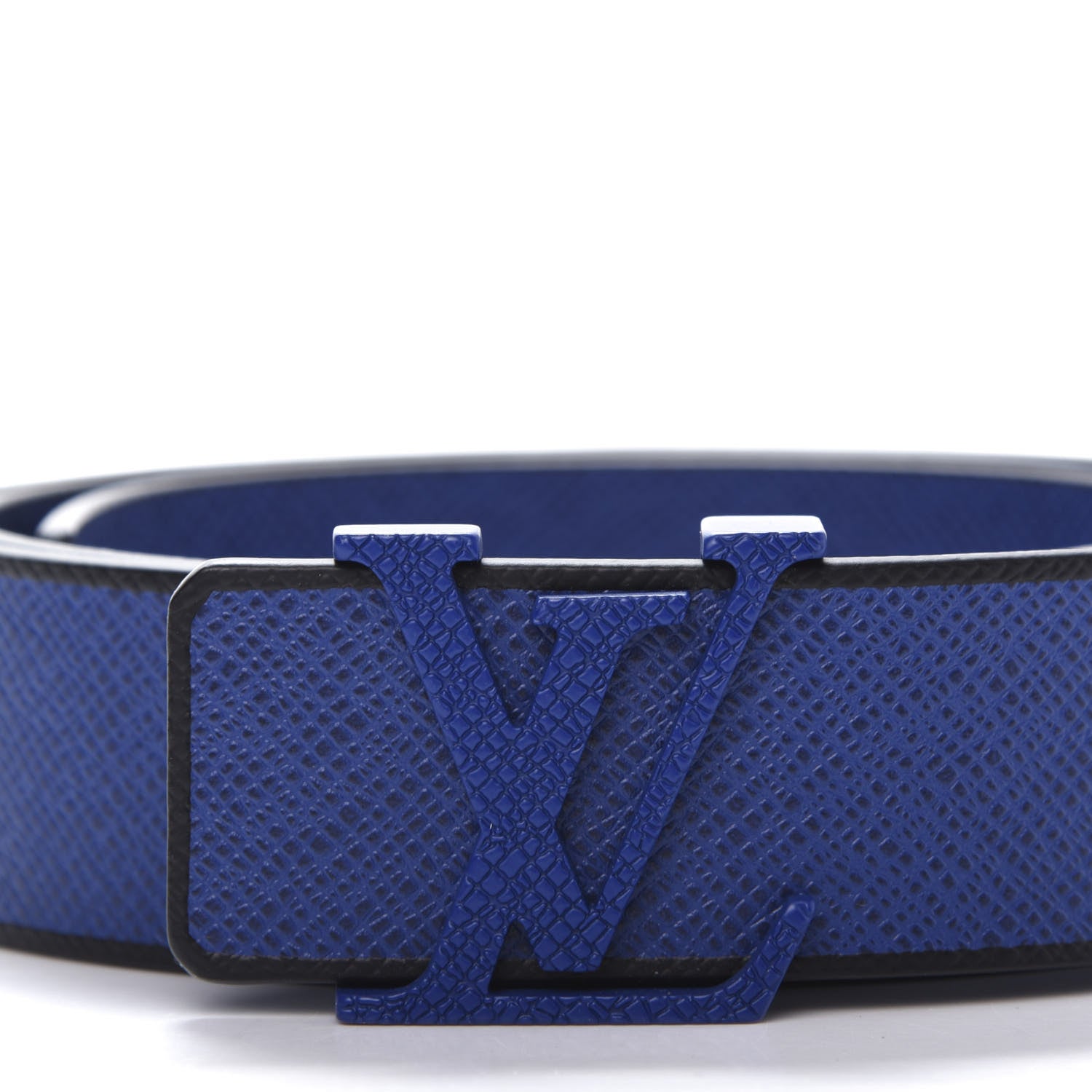 Louis Vuitton Taiga 35mm LV Initiales Belt 100 40 Cobalt 3 of 7