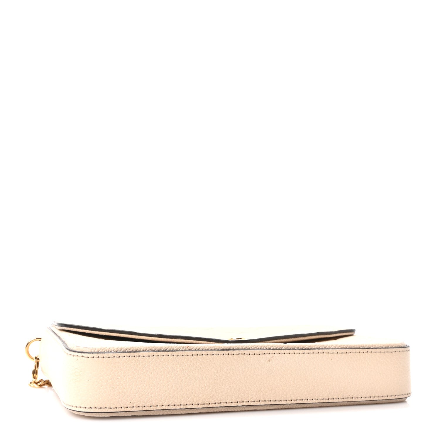 Louis Vuitton Empreinte Pochette Felicie Chain Wallet Cream 6 of 12